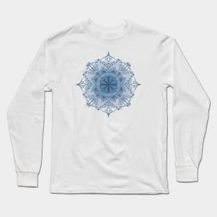 Floreal blue Long Sleeve T-Shirt